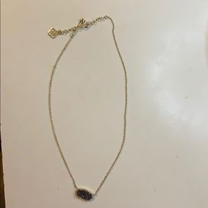 Kendra Scott Elisa Gold Pendant - Multi Drusy